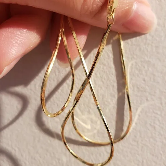 14k Gold Vintage Snake Chain - Picture 7 of 9